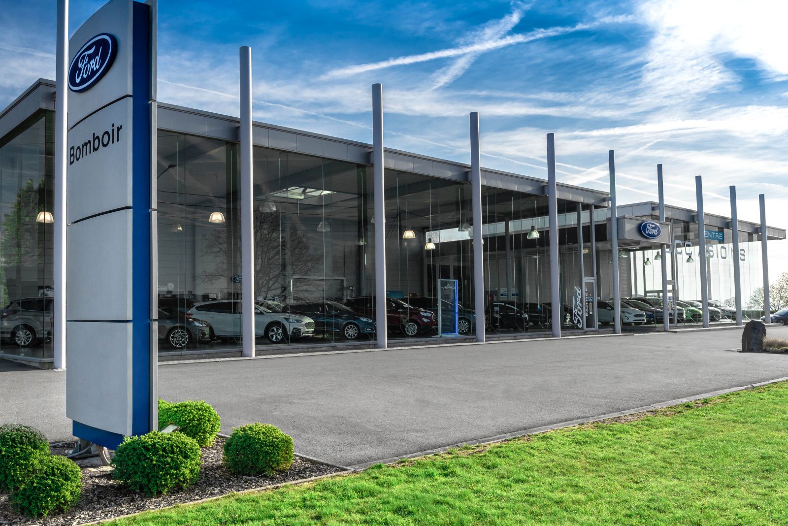Le garage Ford Bomboir à Bastogne